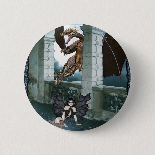 Die Lüge des Drachen Button (Vorderseite)