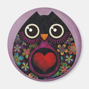 Die Luke der Eule Magnet