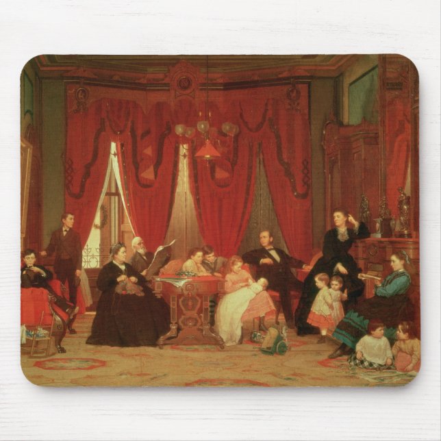 Die Luken-Familie, 1870-71 Mousepad (Vorne)