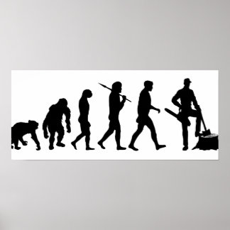 Die Lumberjack Baum Feller Loggers bunyan Arbeit Poster
