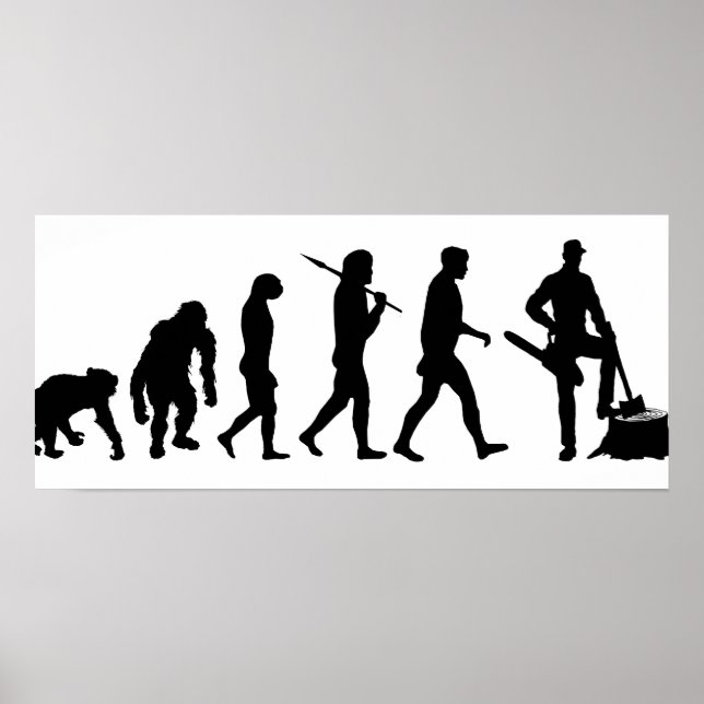 Die Lumberjack Baum Feller Loggers bunyan Arbeit Poster (Vorne)