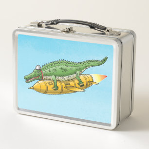Die Lunchbox des Raketenkrokodils