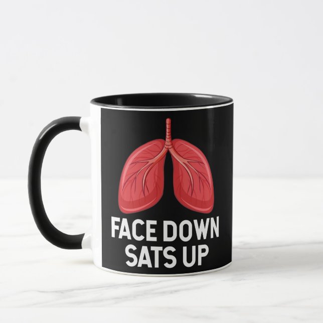 Die Lungenpflege setzt die Atemtherapie nach oben Tasse (Links)