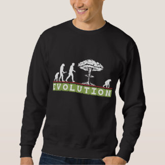 Die lustige Evolution entwickeln Sweatshirt