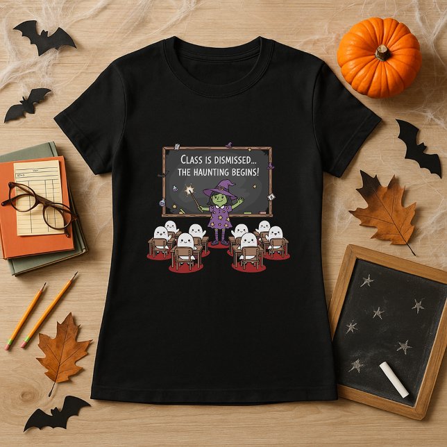 Die lustige Halloween-Lehrerklasse wird entlassen T-Shirt (Von Creator hochgeladen)