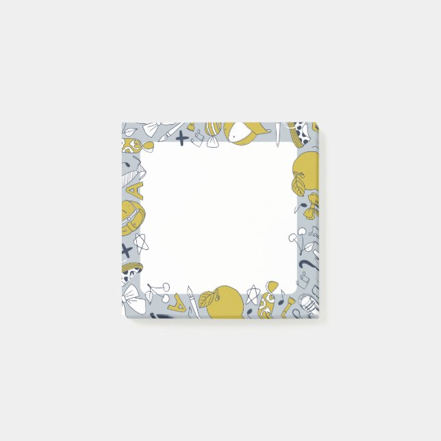 Die lustige Kleine Schule Post-it Klebezettel (Vorderseite)