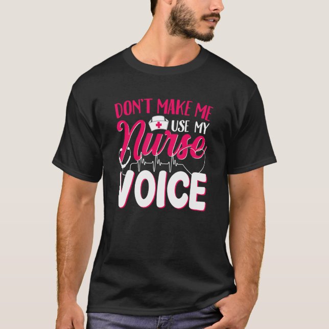 Die lustige Krankenschwester lässt mich meine Kran T-Shirt (Vorderseite)