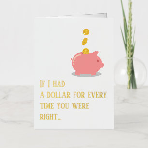 Die lustige Mama hatte Recht, Piggy Bank Mother Da