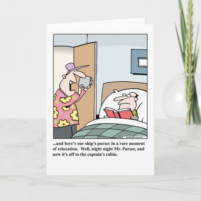 Die lustige Seite kreuzenden grüßencard-4 Karte (Vorderseite)