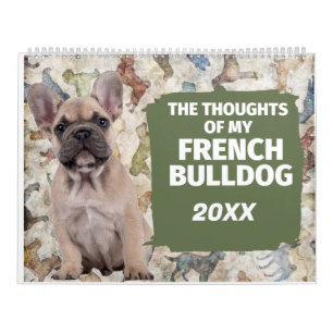 Die lustigen Gedanken meines französischen Bulldog Kalender