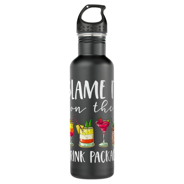 Die lustigen Kreuzfahrtgeschenke geben ihr die Sch Edelstahlflasche (Vorderseite)