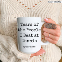 Die lustigen Tränen der Leute, die ich bei Tennis