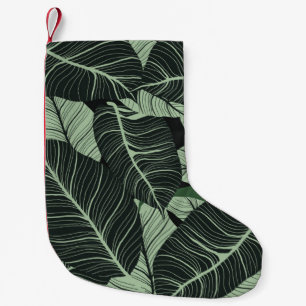 Die luxuriöse Natur verlasse den Hintergrund. Blum Kleiner Weihnachtsstrumpf
