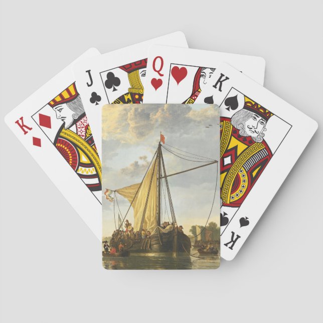 Die Maas bei Dordrecht Aelbert Cuyp Spielkarten (Rückseite)