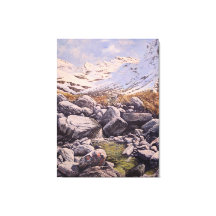 Die Macht der Berge und Felsen: Wandkunst 