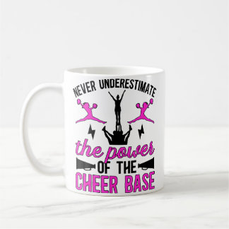 Die Macht der Cheer Base Cheerleading Basis Kaffeetasse
