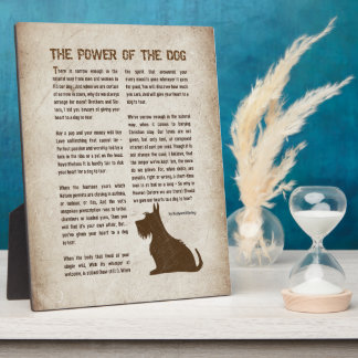 Die Macht des Hundes Gedicht - Rudyard Kipling  Fotoplatte
