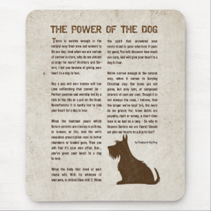 Die Macht des Hundes Gedicht - Rudyard Kipling Mousepad