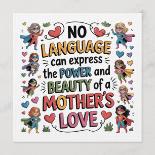 Die Macht und Schönheit der Liebe einer Mutter Einladung