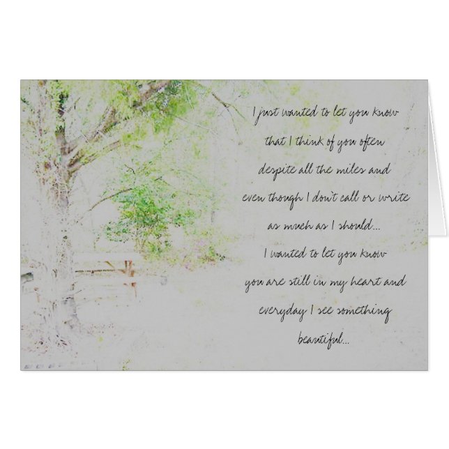 Die mächtige Eichenkarte (Vorderseite (Horizontal))