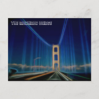 Die Mackinac-Brücke Postkarte