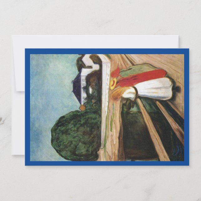 Die Mädchen auf der Brücke von Munch, Art (Vorderseite)