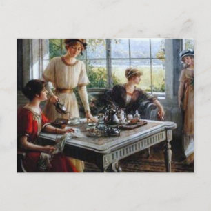 die Mädchen/Frauen zusammen von Albert Lynch, Bell Postkarte