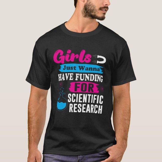 Die Mädchen haben einen Forschungsspass P T-Shirt (Vorderseite)