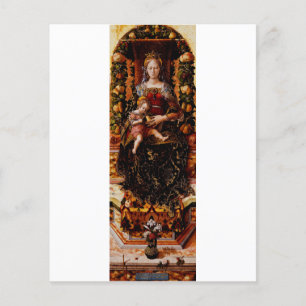 Die Madonna della Candeletta Carlo Crivelli Kunst