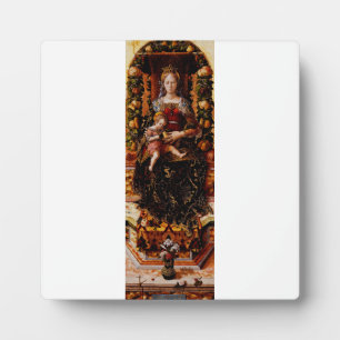 Die Madonna della Candeletta Carlo Crivelli Kunst Fotoplatte