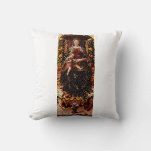 Die Madonna della Candeletta von Carlo Crivelli Kissen