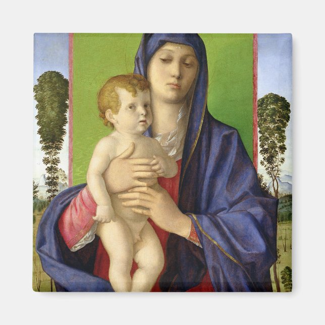 Die Madonna der Bäume (Madonna degli Alberetti) Magnet (Vorne)
