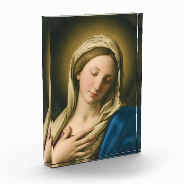 Die Madonna im Gebet Fotoblock (Links)