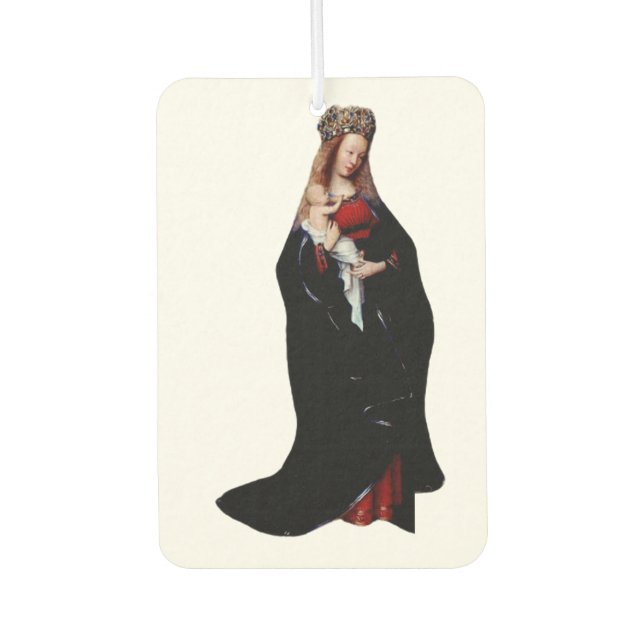 Die Madonna in der Kirche von Jan van Eyck Autolufterfrischer (Vorderseite)