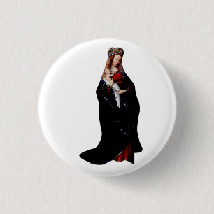 Die Madonna in der Kirche von Jan van Eyck Button