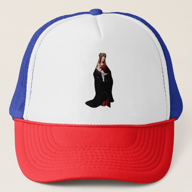 Die Madonna in der Kirche von Jan van Eyck Truckerkappe (Vorderseite)