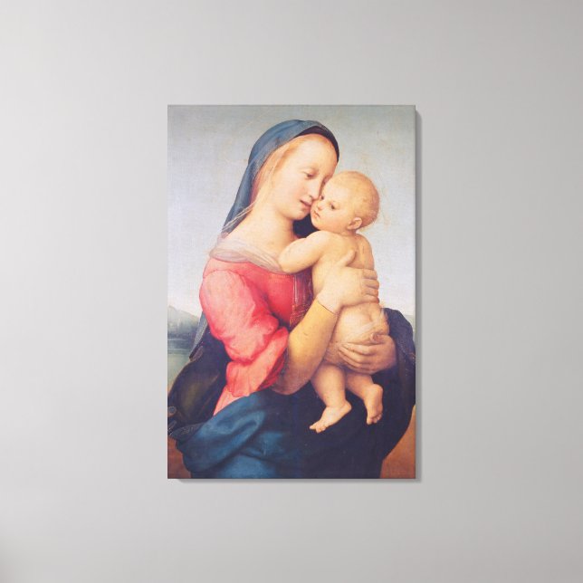 Die Madonna Tempi, 1508 Leinwanddruck (Vorderseite)