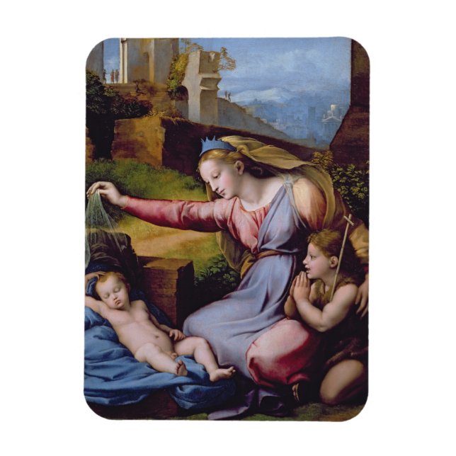 Die Madonna vom blauen Diadem oder die Madonna von Magnet (Vertikal)