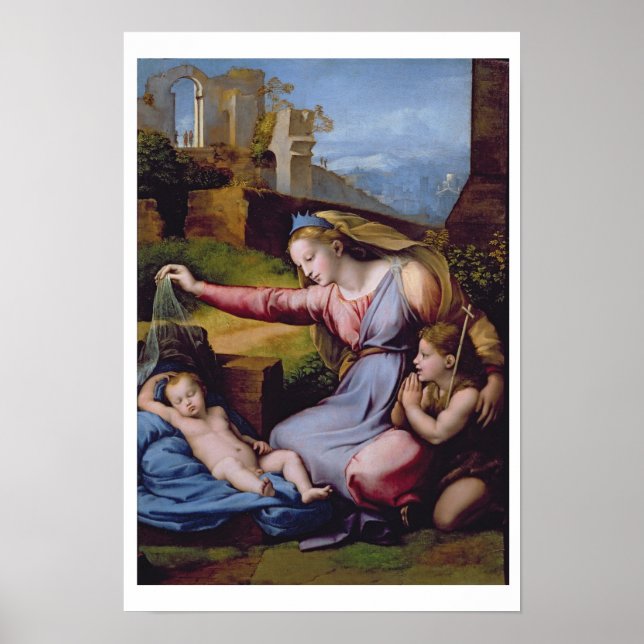 Die Madonna vom blauen Diadem oder die Madonna von Poster (Vorne)