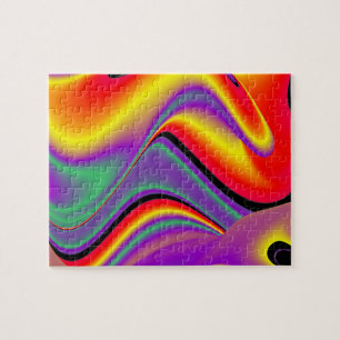 Die Magie der Farben Abstrakt 3D-Rainbowart