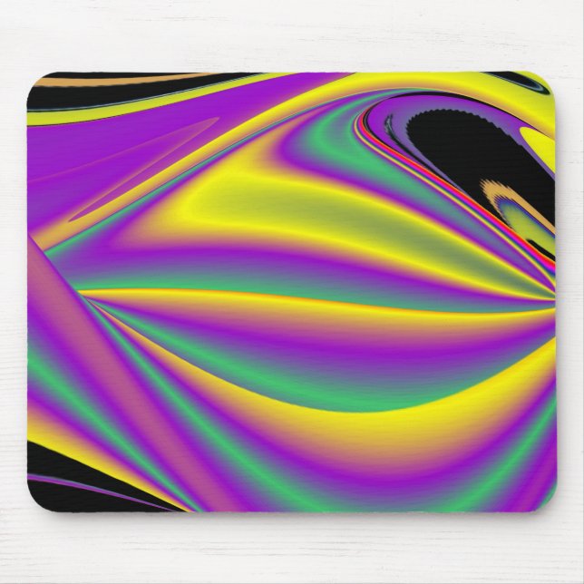 Die Magie der Farben Abstrakt 3D-Rainbowart Mousepad (Vorne)