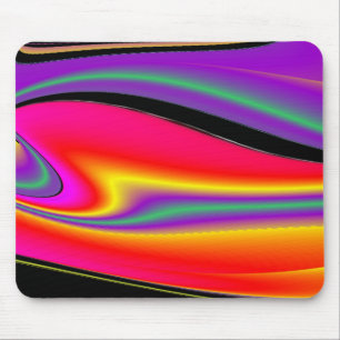 Die Magie der Farben Abstrakt 3D-Rainbowart Mousepad