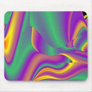 Die Magie der Farben Abstrakt 3D-Rainbowart Mousepad