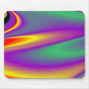 Die Magie der Farben Abstrakt 3D-Rainbowart Mousepad