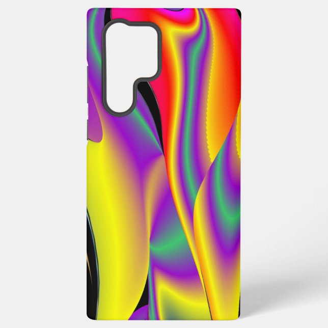Die Magie der Farben Abstrakt 3D-Rainbowart Samsung Galaxy Hülle (Rückseite)