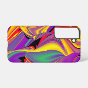 Die Magie der Farben Abstrakt 3D-Rainbowart Samsung Galaxy Hülle