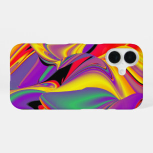 Die Magie der Farben Abstrakte 3D-Regenbogenkunst iPhone 16 Hülle