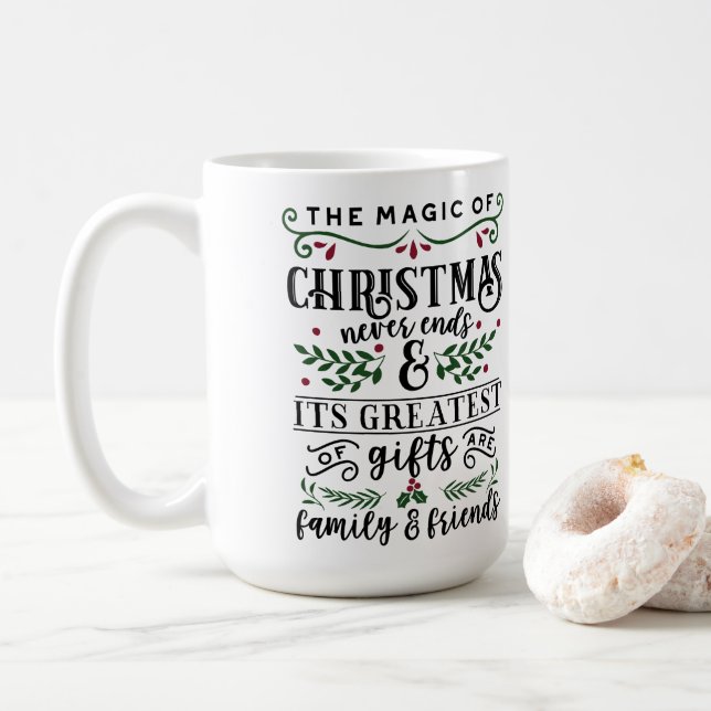 Die Magie der Weihnachten... Kaffeetasse (Mit Donut)