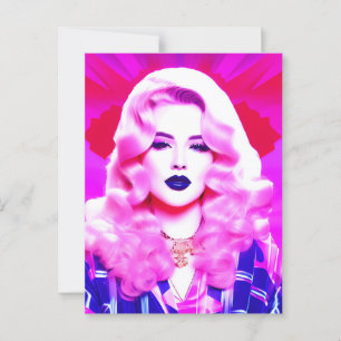 Die Magie des Glamours eines blühenden Kusses Postkarte