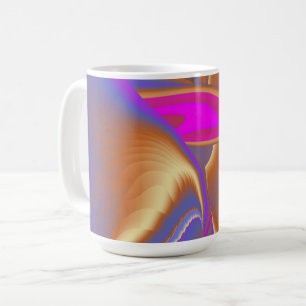 Die Magie des Sommers , Abstrakte 3D-Kunst Kaffeetasse